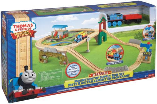 Fisher-Price Thomas The Train Wooden Railway Mountaintop Supply Run Set