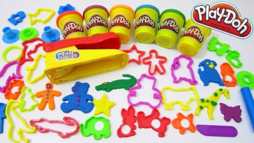 Play-Doh Fun Factory Deluxe Set - 6 cans play doh included