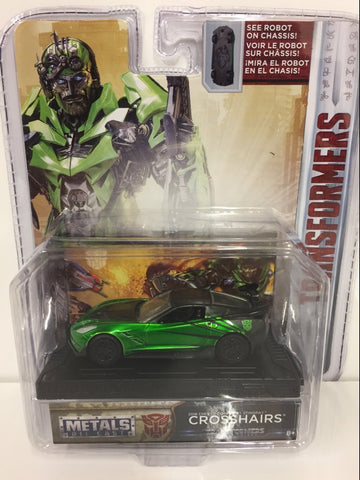 2016 Chevrolet Corvette Crosshairs Green From "Transformers 5" Movie 1/64 by Jada 98397
