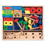 Melissa & Doug Wooden Construction Building Set in a Box (48 pcs)