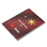 Spiral Notebook - Ruled Line 120 pages (8 x 6 inches) Hussain Quote 3