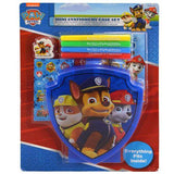 Kid's Mini Stationery Case Set (1) Plastic Case, (1) Memo Pad 30 Sheets, Mini Markers, (1) Sticker Sheet, (1) Eraser (Paw Patrol)