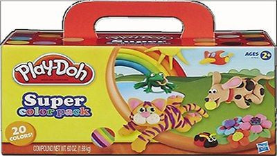 Play-Doh Super Color, 20-Pack Modeling Clay (Fun for little explorers)