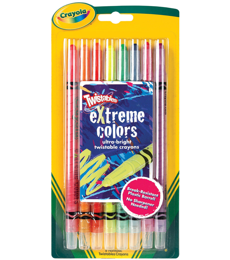 Crayola Twistables Extreme Color Crayons-8/Pkg
