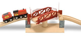 Melissa & Doug Children's Swivel Bridge Train Set