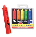 6 Item Bundle: Melissa & Doug Ages 7+ Color-A-Mat Learning Placemats & Crayons with Free Activity Book