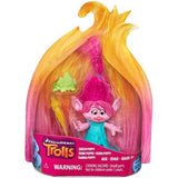 Set of 6: DreamWorks Trolls Small Town Collectible Mini Figures - Bridget, Smidge, DJ Suki, Queen Poppy, Branch, and Guy DIamond