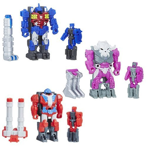 Transformers Generations Power of the Primes Masters Wave 1 Set - Cloudburst, Skullgrin, Metalhawk