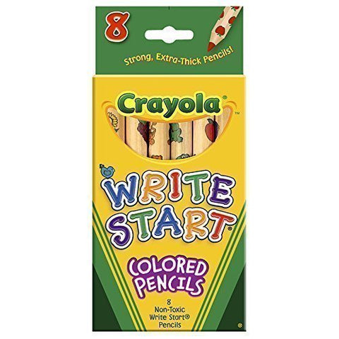 CRAYOLA LLC CRAYOLA WRITE START 8 CT COLORED (Set of 24) …