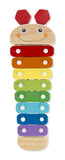 Melissa & Doug Caterpillar Xylophone Musical Toy With Wooden Mallets