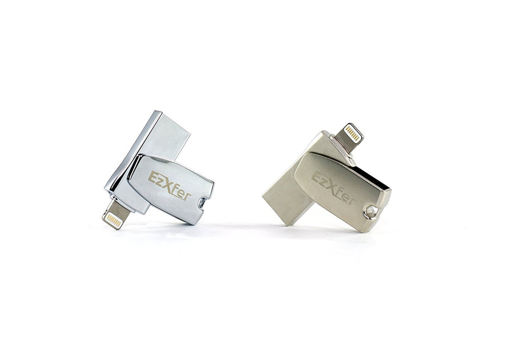 iDealz EzXfer USB 2.0 & Up Mobile Flash Drive For iPhones, iPads, iPods & Computers (With 8 pin Lightning Connector) - GOLD (16 GB) Be the first to review this item