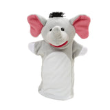 Melissa & Doug Zoo Friends Hand Puppets (Set of 4) - Elephant, Giraffe, Tiger, and Monkey