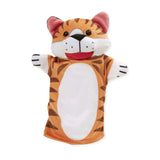 Melissa & Doug Zoo Friends Hand Puppets (Set of 4) - Elephant, Giraffe, Tiger, and Monkey