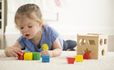 Melissa & Doug Shape Sorting Cube - Classic Wooden Toy With 12 Shapes