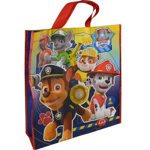 Paw Patrol Large Sized Non Woven PP Tote Bag With Foil Trim