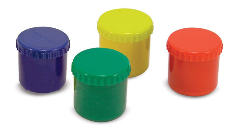 Melissa & Doug Finger Paint Set (4 pcs) - Red, Yellow, Blue, Green