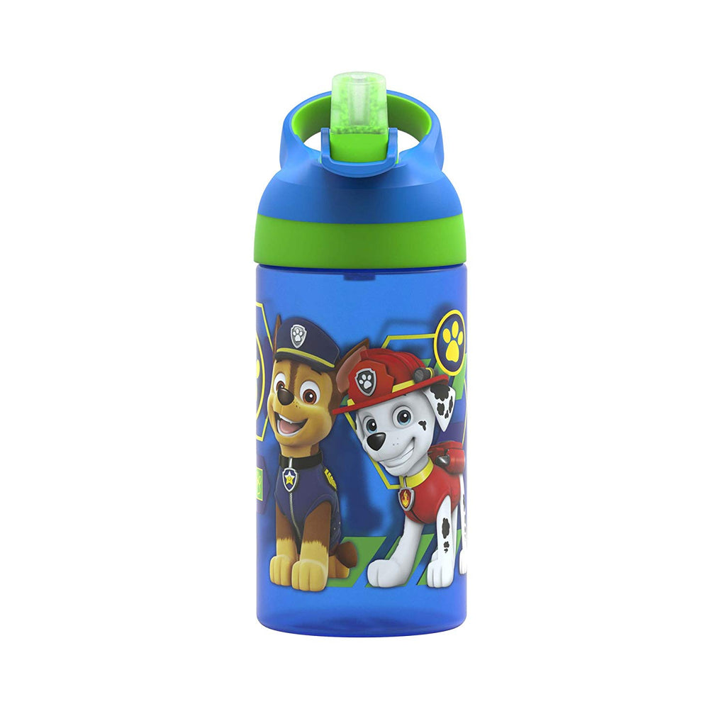 Zak Designs Paw Patrol Water Bottles, 16 oz, Marshall, Skye, Zuma, Rubble And Chase
