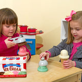 Melissa & Doug Scoop and Stack Ice Cream Cone Magnetic Pretend Play Set
