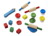 Melissa & Doug Shape, Model, and Mold Clay Activity Set - 4 Tubs of Modeling Dough and Tools