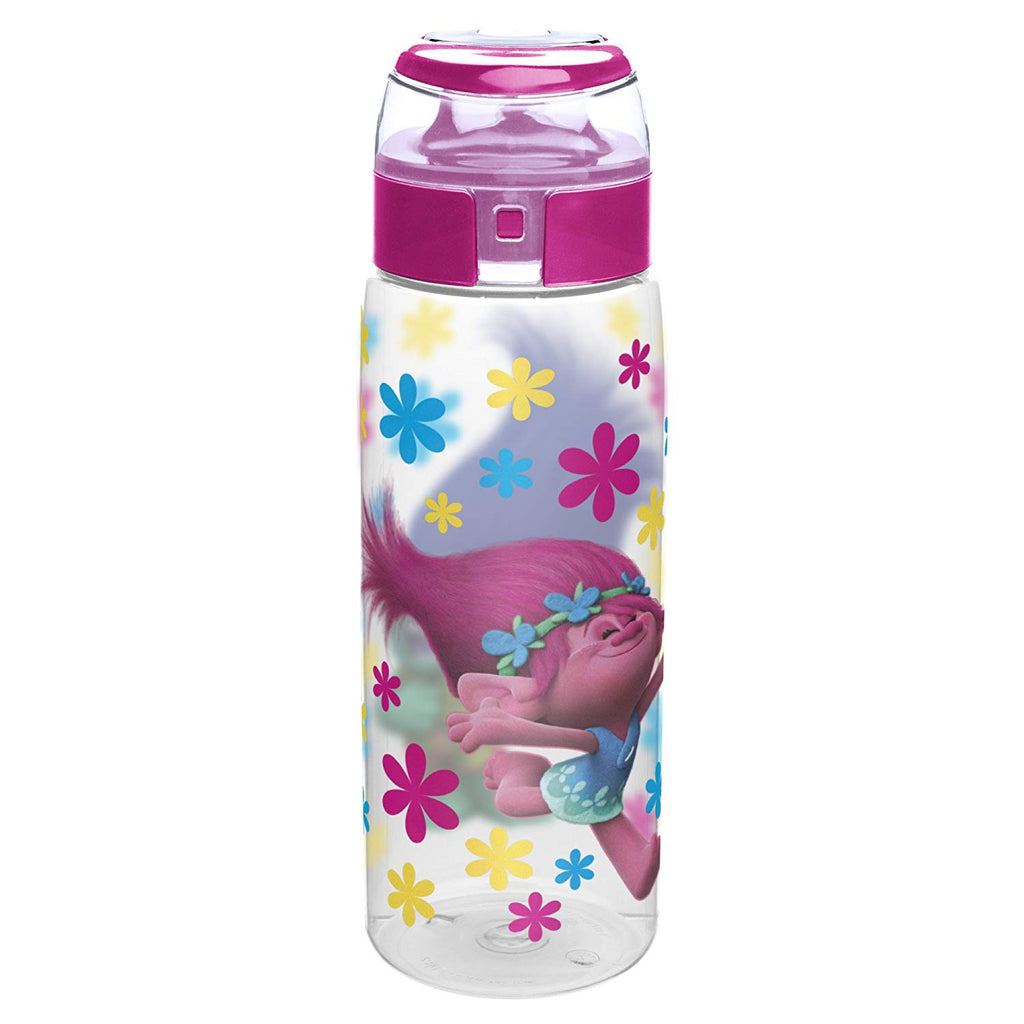 Zak Designs TROM-K950 Trolls Water Bottles, 25 oz, Poppy