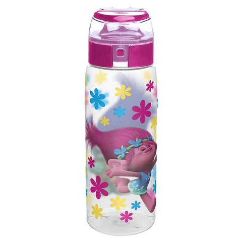 Zak Designs TROM-K950 Trolls Water Bottles, 25 oz, Poppy