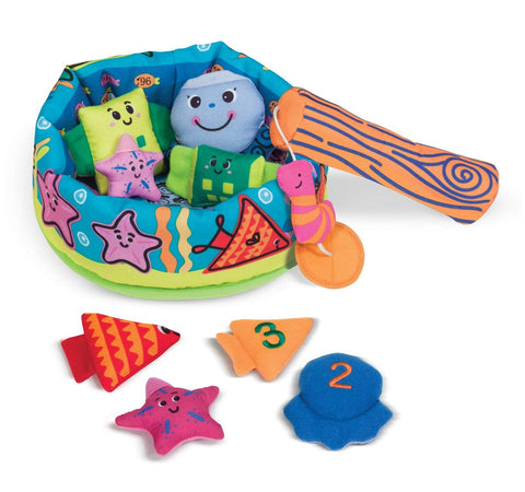 Melissa & Doug K's Kids Fish and Count Learning Game With 8 Numbered Fish to Catch and Release