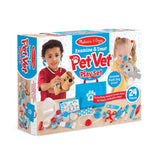 Melissa & Doug Examine and Treat Pet Vet Play Set (24 pcs