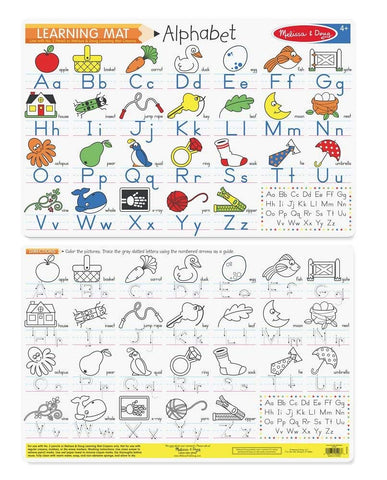 Melissa & Doug Alphabet Write-A-Mat Puzzle