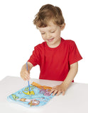 Melissa & Doug My First Paint with Water Kids' Art Pad With Paintbrush - Pirates, Space, Construction, and More