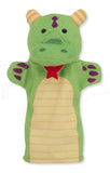 Melissa & Doug Palace Pals Hand Puppets (Set of 4) - Prince, Princess, Knight, and Dragon