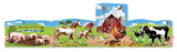 Melissa & Doug Farm 4-in-1 Jumbo Linking Jigsaw Floor Puzzle (96 pcs, 5 feet long)