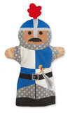 Melissa & Doug Palace Pals Hand Puppets (Set of 4) - Prince, Princess, Knight, and Dragon