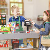Melissa & Doug Fresh Mart Grocery Store Food and Role Play Set (84 Pcs) Toy
