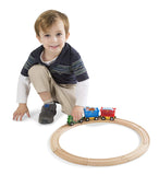 Melissa & Doug Zoo Animal Wooden Train Set (12+ pcs)