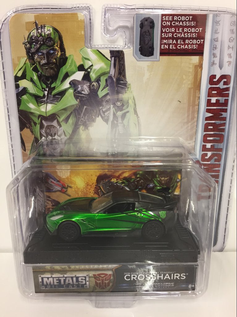 2016 Chevrolet Corvette Crosshairs Green From "Transformers 5" Movie 1/64 by Jada 98397