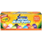 Crayola Washable Kid's Neon Paint Set, 2-Ounce, 10 Count
