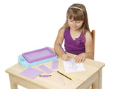 Melissa & Doug Princess Design Activity Kit - 9 Double-Sided Plates, 4 Colored Pencils, Rubbing Crayon