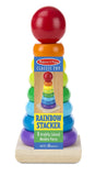 Melissa & Doug Rainbow Stacker Wooden Ring Educational Toy