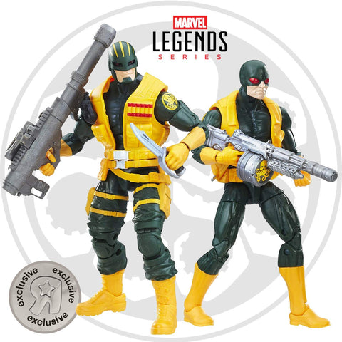 Marvel Legends Hydra Soldiers & Enforcer (Toys R Us) Exclusive Action Figure 2-Pack Set …