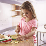 Melissa & Doug Pizza Party Wooden Play Food Set With 54 Toppings