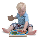 Melissa & Doug Fish Bowl Jumbo Knob Wooden Puzzle