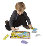 Melissa & Doug Safari Wooden Chunky Puzzle (8 pcs)