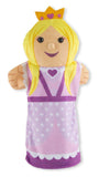 Melissa & Doug Palace Pals Hand Puppets (Set of 4) - Prince, Princess, Knight, and Dragon