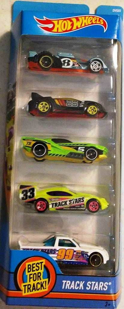 Hot Wheels 2018 Track Stars 1:64 Scaled 5-Pack