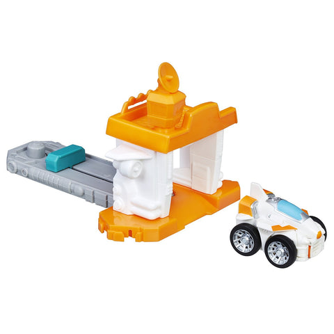 Playskool Heroes Transformers Rescue Bots Flip Racers Airport Blastoff Blades