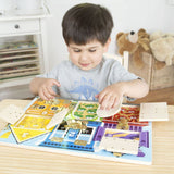 Melissa & Doug Latches Wooden Activity Board