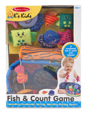 Melissa & Doug K's Kids Fish and Count Learning Game With 8 Numbered Fish to Catch and Release