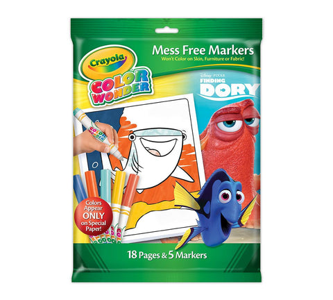 Crayola Finding Dory Color Wonder Coloring Book & Markers