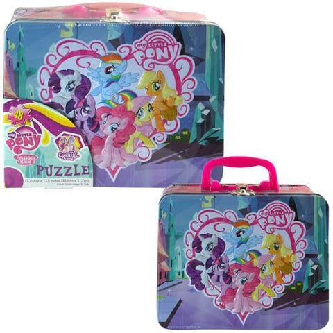 My Little Pony Large Lunch Tin Box with 48pc puzzle inside