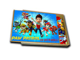 Paw Patrol 5 Wood Puzzles in Wooden Storage Box